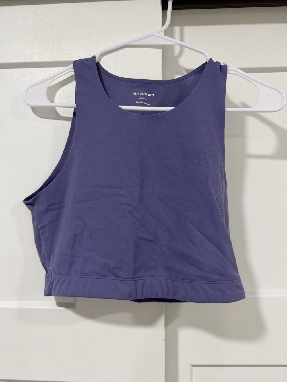 REI Purple Crop Tank Top